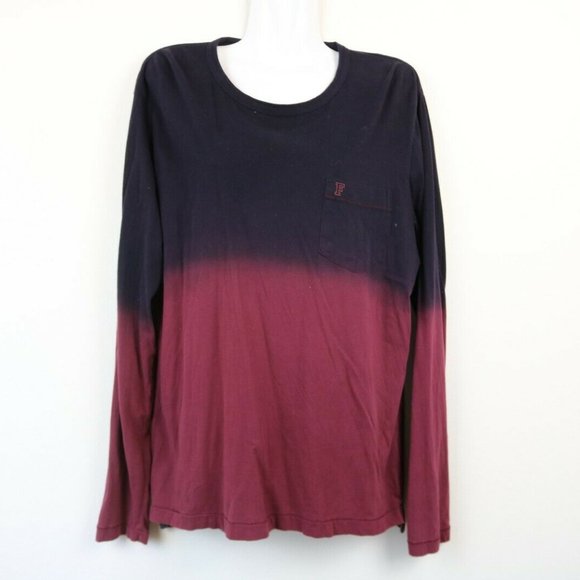 French Connection Tops - French Connection Womens Long Sleeve Ombre T Shirt